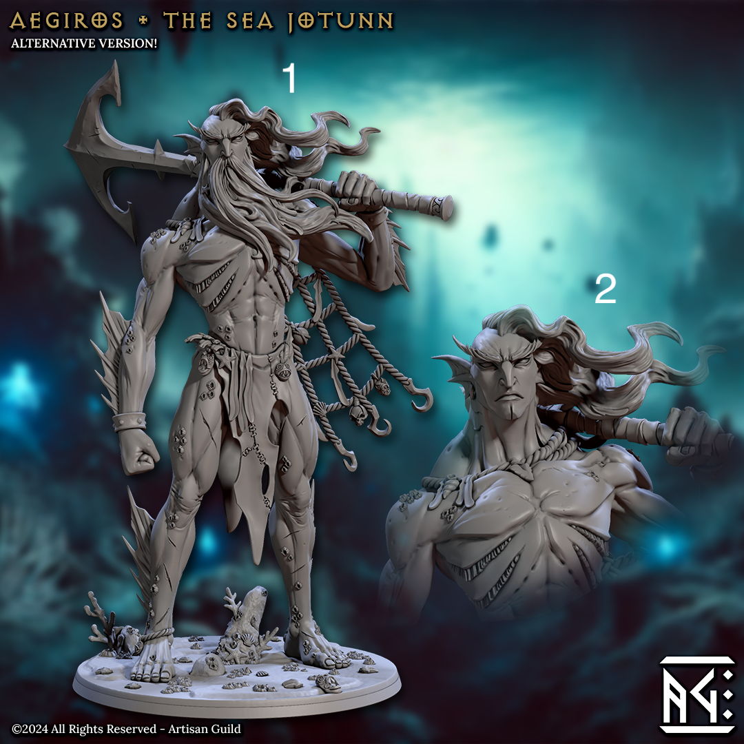 Mirmidons of the Death-Tide by Artisan Guild 3D Prnted DnD Pathfinder Tabletop Resin Miniatures