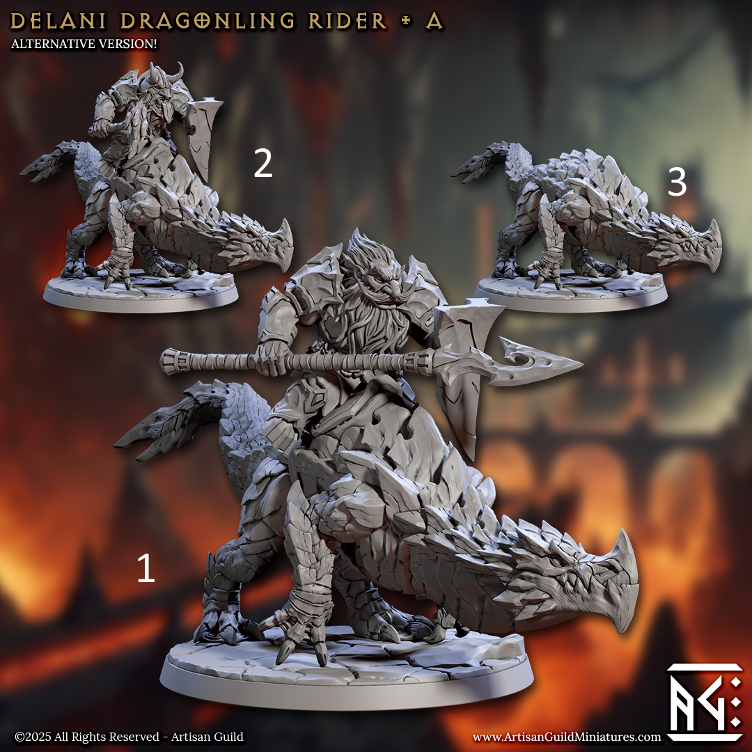 Magmaforged Dwarves by Artisan Guild 3D Printed DnD Pathfinder Minis
