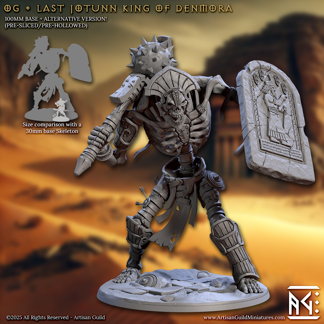 Tombsworn Skeletons of Denmora by Artisan Guild - 3D Printed Resin DnD D&D Miniatures