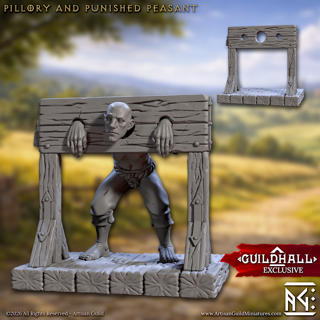 Villagers & Townsfolk Vol 1 by Artisan Guild 3D Printed Blacksmith Giant Nun Resin Miniatures