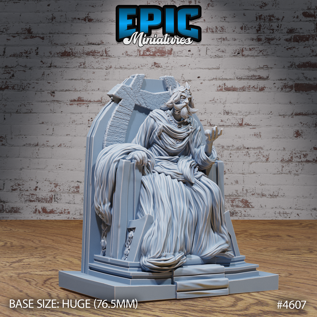 White God Avatar (Faith Defender) by Epic Miniatures 3D Printed DnD Pathfinder Tabletop Resin Miniatures