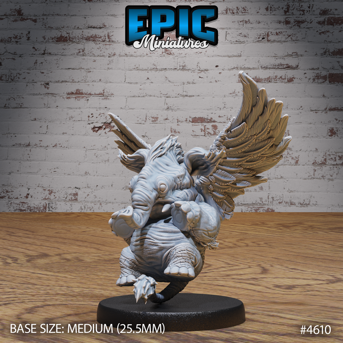 Holyphant (Faith Defender) by Epic Miniatures 3D Printed DnD Pathfinder Tabletop Resin Miniatures