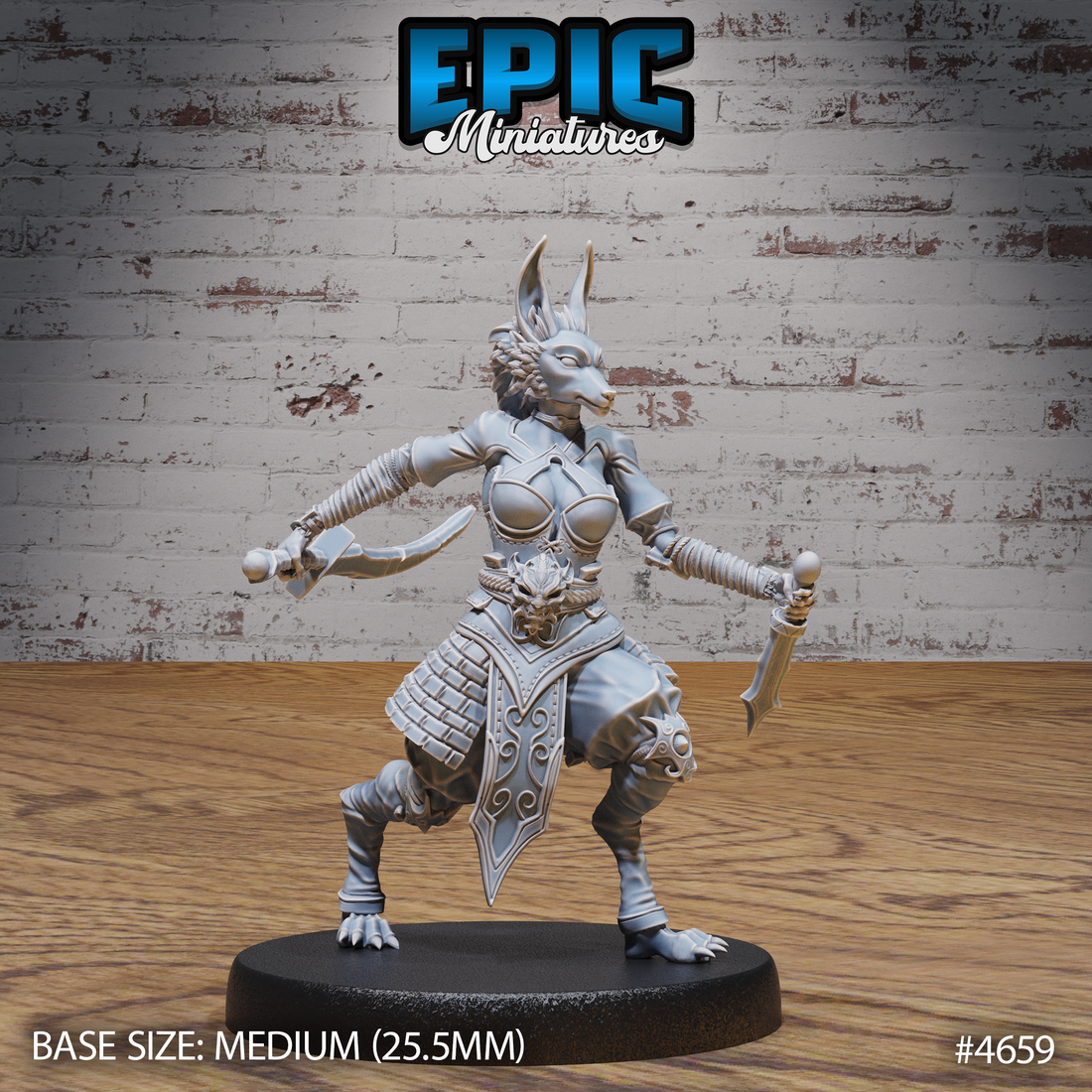 Jackalwere Females (Beast Hunt) by Epic Miniatures 3D Printed DnD Pathfinder Tabletop Resin Miniatures