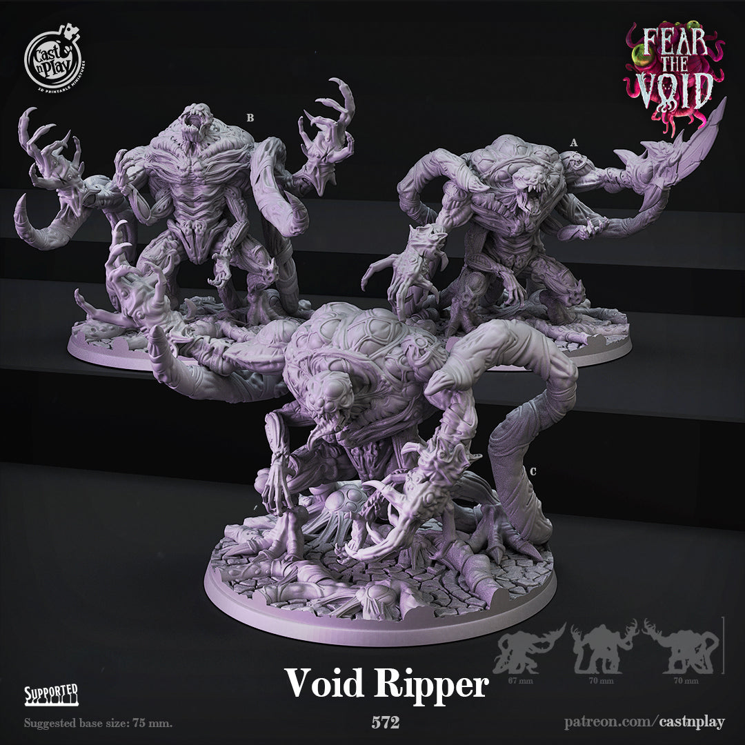 Fear the Void by Cast N Play 3D Printed Monster Voidspawn High Quality Resin Fantasy Miniatures