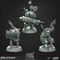 Riders of Doom by Cast N Play 3D Printed DnD Pathfinder Tabletop Resin Miniatures by Magical Mini Workshop