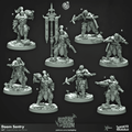 Riders of Doom by Cast N Play 3D Printed DnD Pathfinder Tabletop Resin Miniatures by Magical Mini Workshop