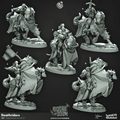Riders of Doom by Cast N Play 3D Printed DnD Pathfinder Tabletop Resin Miniatures by Magical Mini Workshop