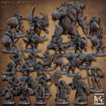 Nomad Orr'ugs by Artisan Guild 3D Printed DnD Pathfinder Minis by Magical Mini Workshop