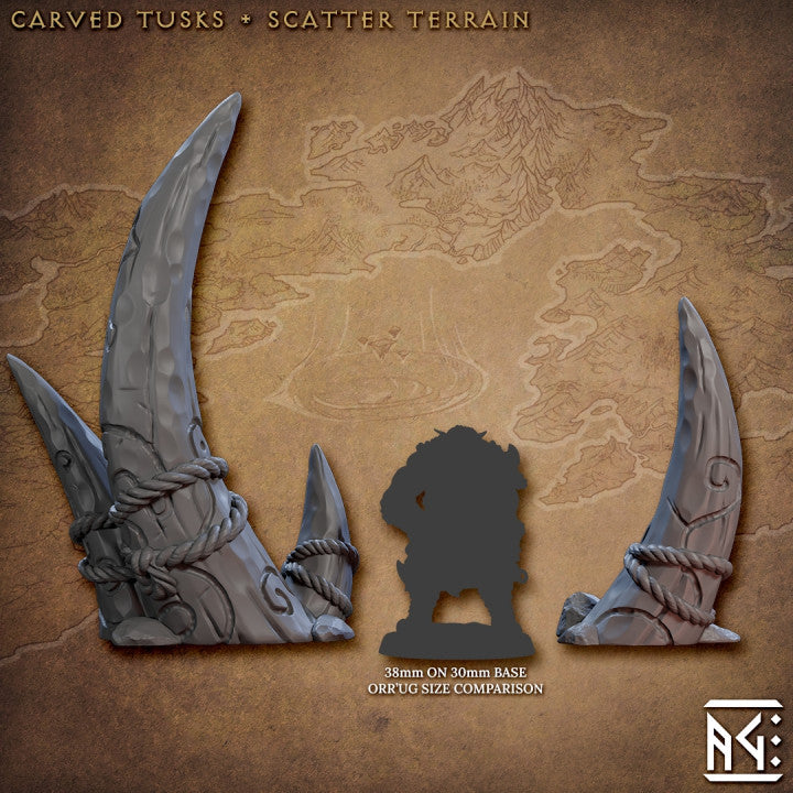 Nomad Orr'ugs by Artisan Guild 3D Printed DnD Pathfinder Minis
