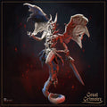 Burning Chaos by Great Grimoire 3D Printed DnD Pathfinder Tabletop Resin Miniatures by Magical Mini Workshop