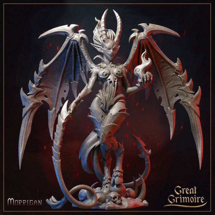 Burning Chaos by Great Grimoire 3D Printed DnD Pathfinder Tabletop Resin Miniatures by Magical Mini Workshop
