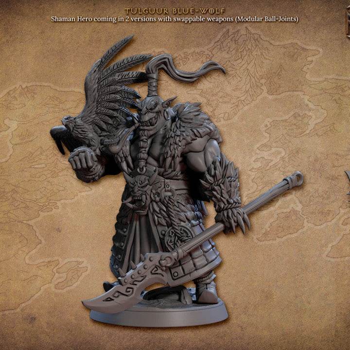 Nomad Orr'ugs by Artisan Guild 3D Printed DnD Pathfinder Minis by Magical Mini Workshop