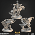 Shields of Dawn by Cast N Play 3D Printed DnD Pathfinder Tabletop Resin Miniatures by Magical Mini Workshop