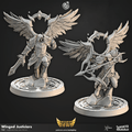 Shields of Dawn by Cast N Play 3D Printed DnD Pathfinder Tabletop Resin Miniatures by Magical Mini Workshop