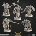 Shields of Dawn by Cast N Play 3D Printed DnD Pathfinder Tabletop Resin Miniatures by Magical Mini Workshop
