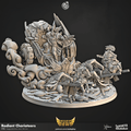 Shields of Dawn by Cast N Play 3D Printed DnD Pathfinder Tabletop Resin Miniatures by Magical Mini Workshop