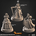 Townsfolk of Mennesker by Cast N Play 3D Printed DnD Pathfinder Tabletop Resin Miniatures by Magical Mini Workshop