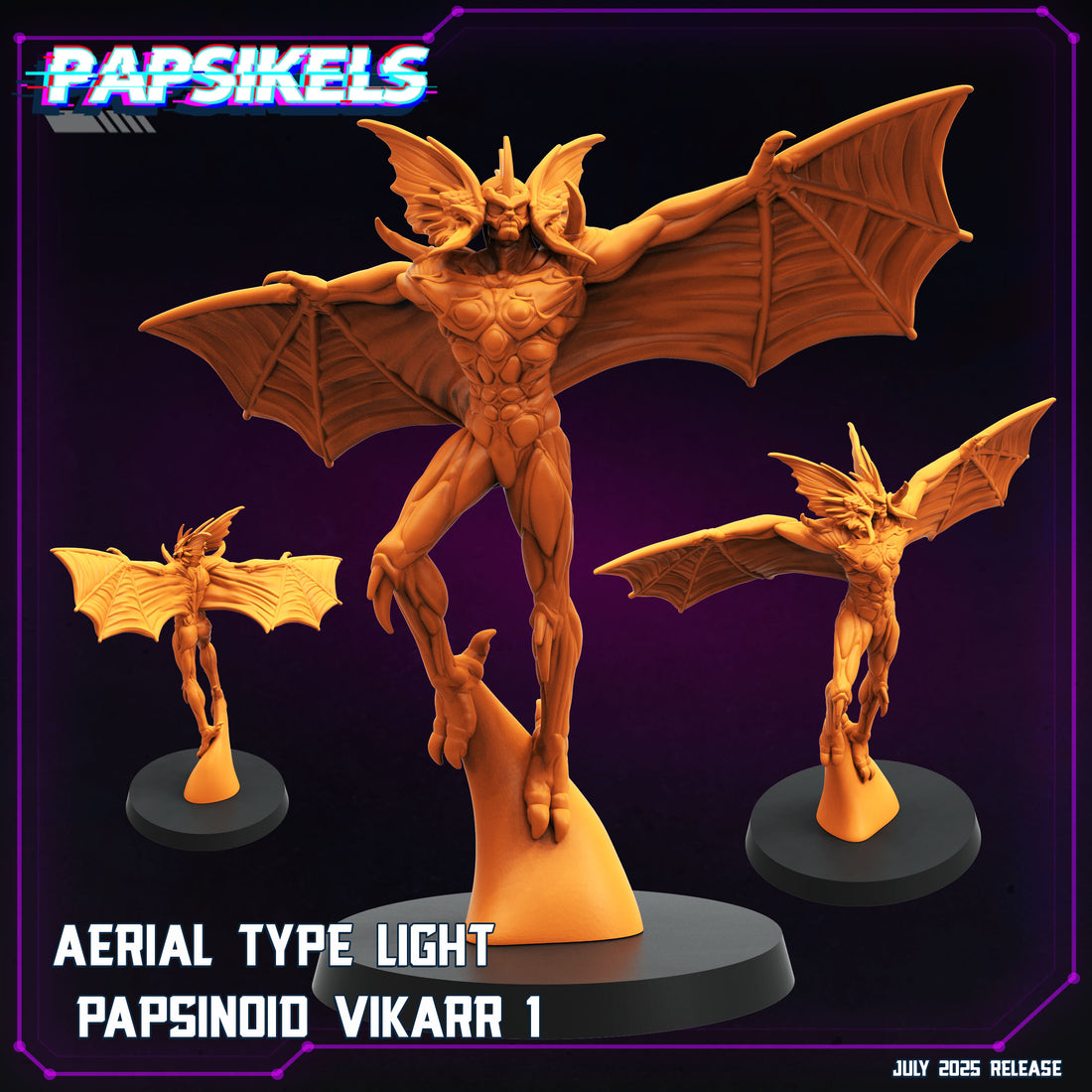 Cyberpunk July '25 by Papsikels Miniatures 3D Printed Sci-Fi Warhammer Resin Miniatures