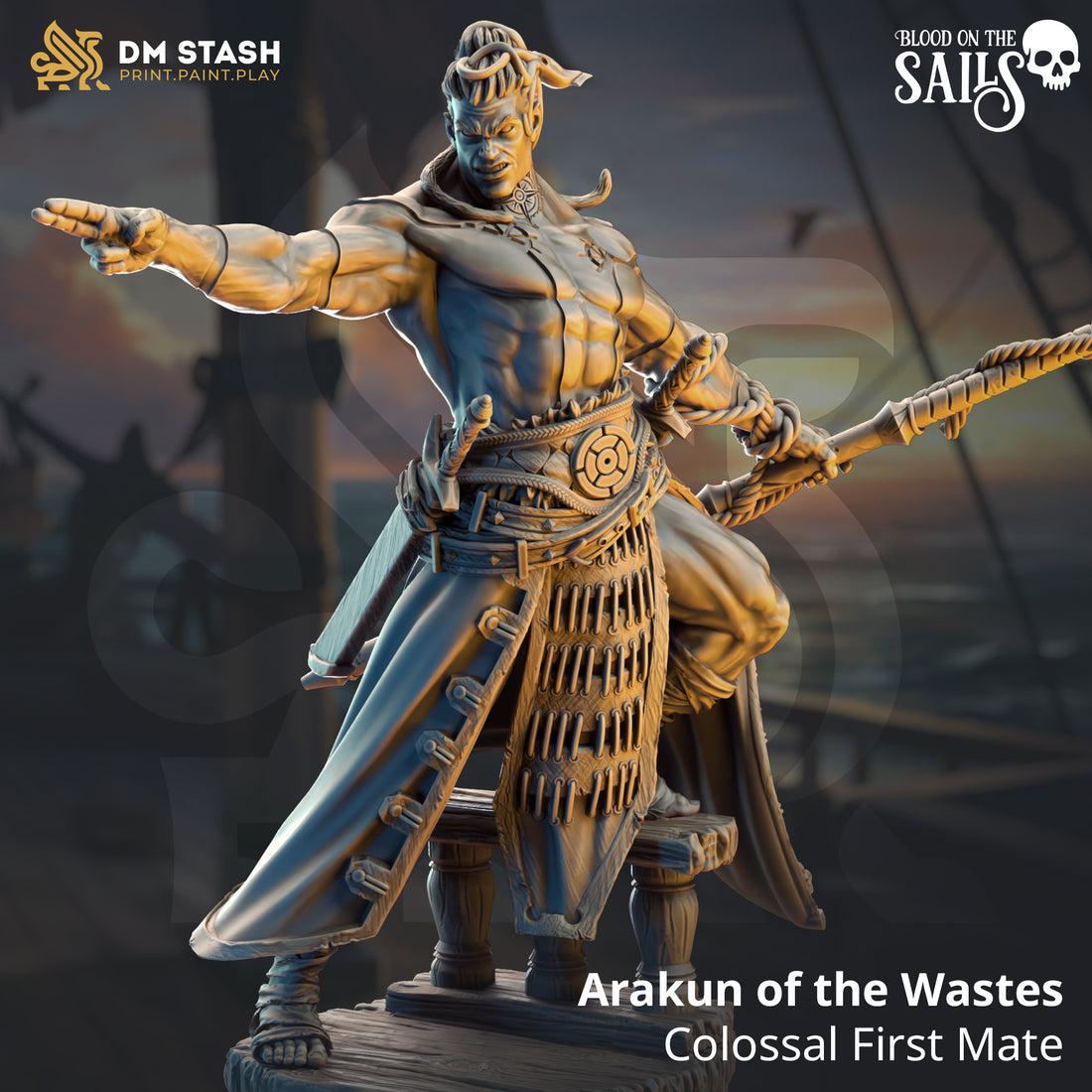 Blood on the Sails by DM Stash 3D Printed DnD Tabletop Resin Miniatures