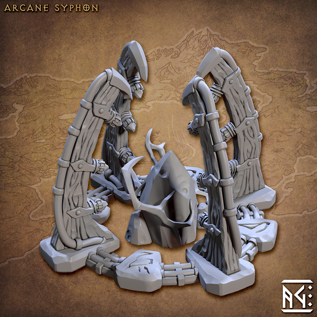 Sandfang Ratkins by Artisan Guild 3D Printed DnD Pathfinder Minis