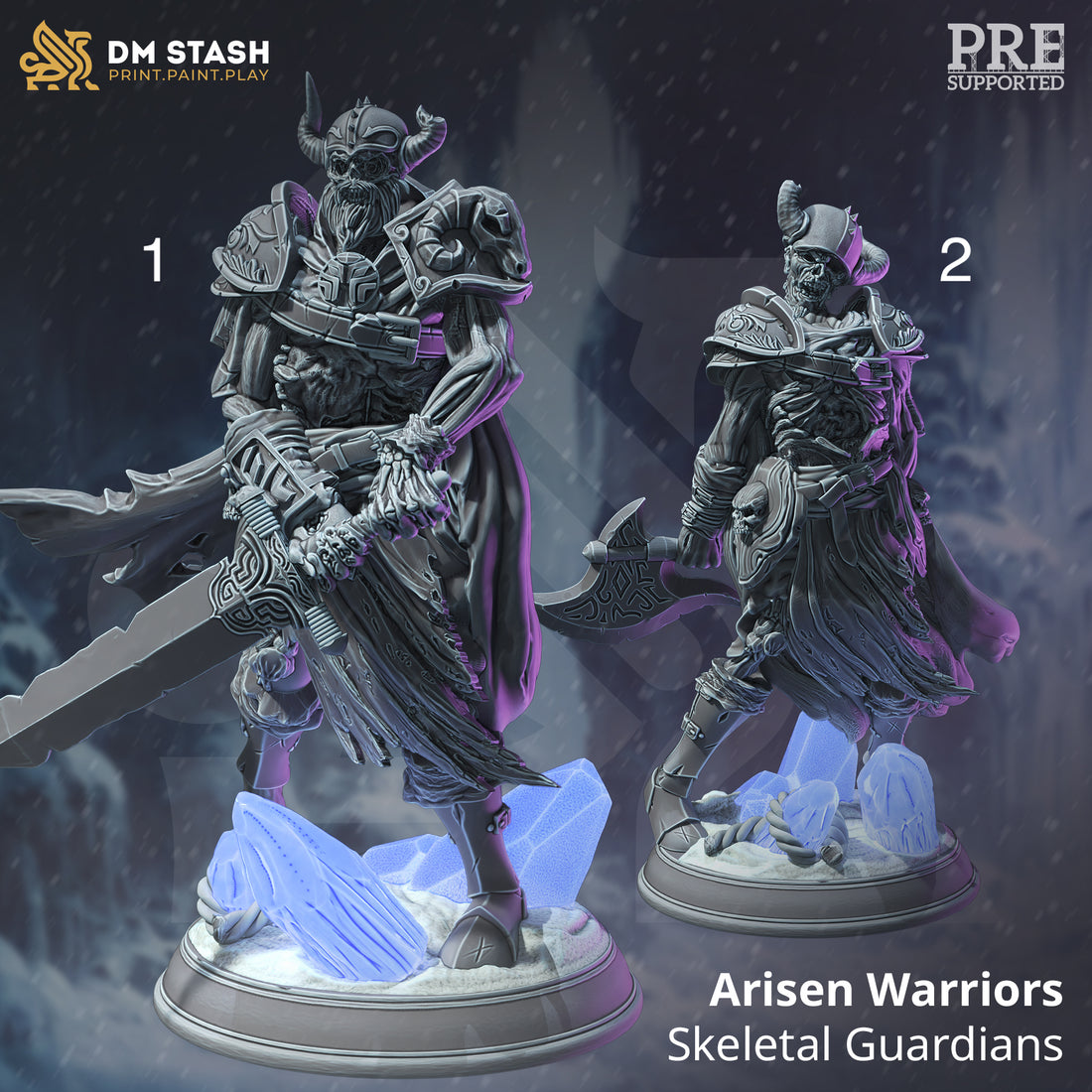 Thawing Dead by DM Stash 3D Printed DnD Pathfinder Tabletop Resin Miniatures