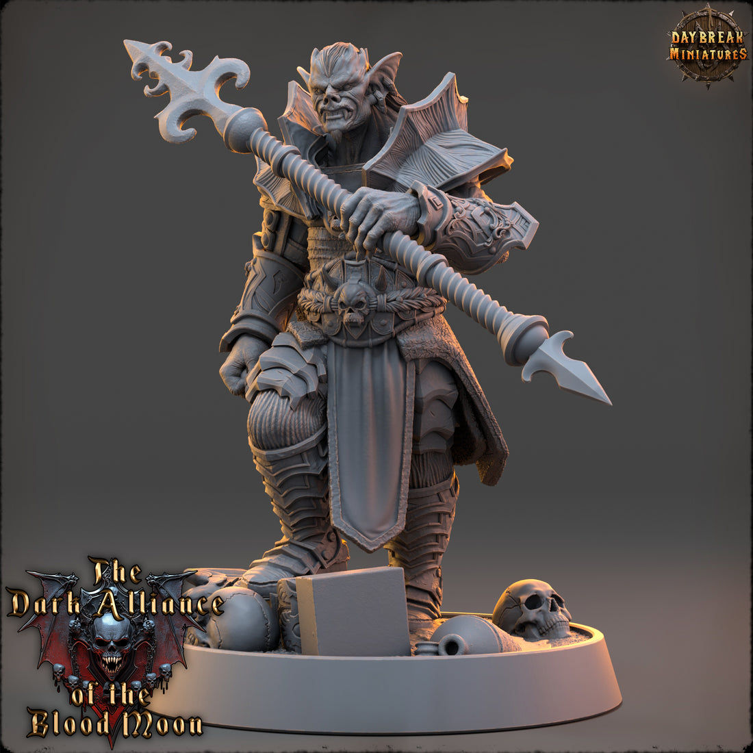 Dark Alliance of the Blood Moon by Daybreak Miniatures 3D Printed DnD Pathfinder Tabletop Resin Miniatures