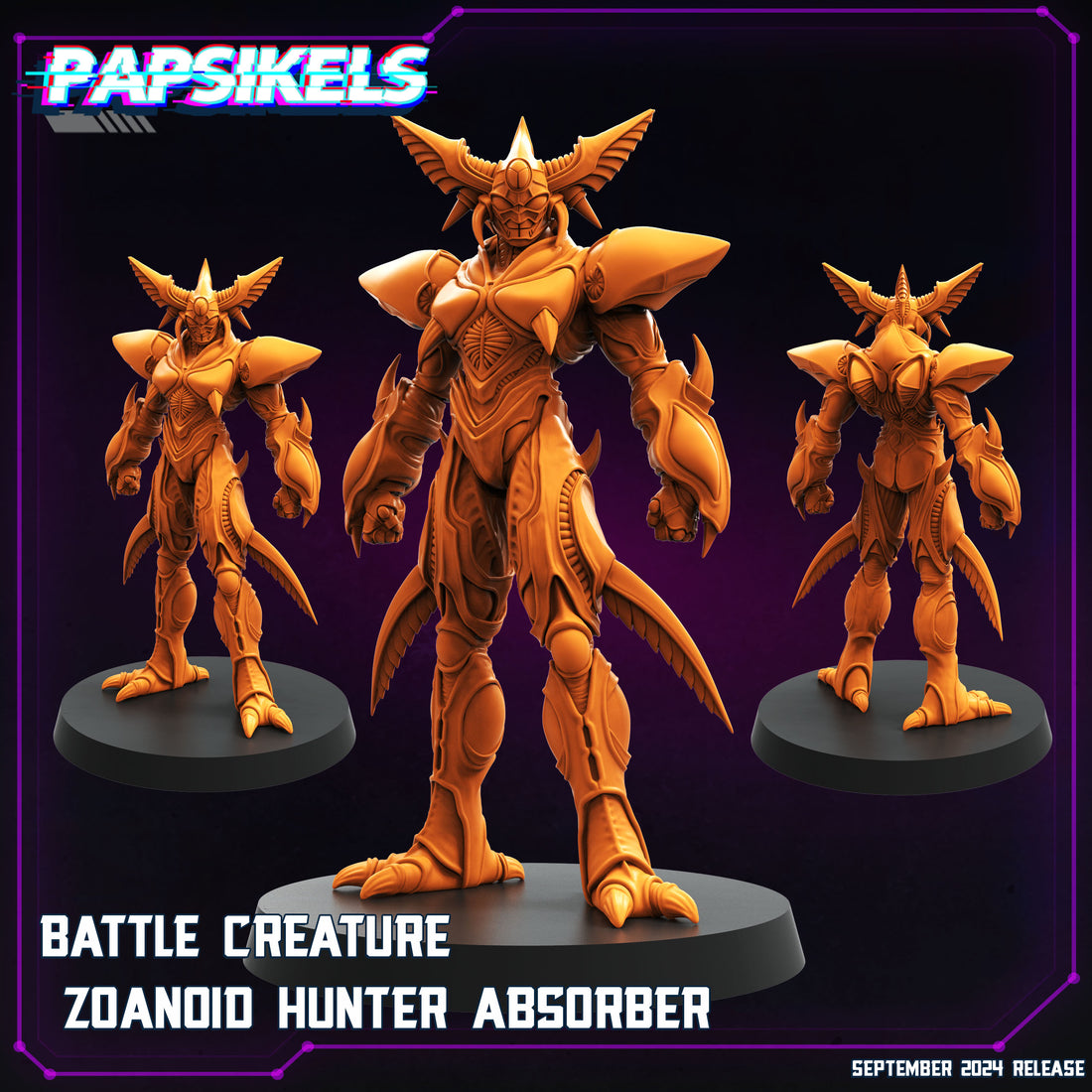 Cyberpunk September '24 by Papsikels Miniatures 3D Printed Sci-Fi Warhammer Resin Miniatures