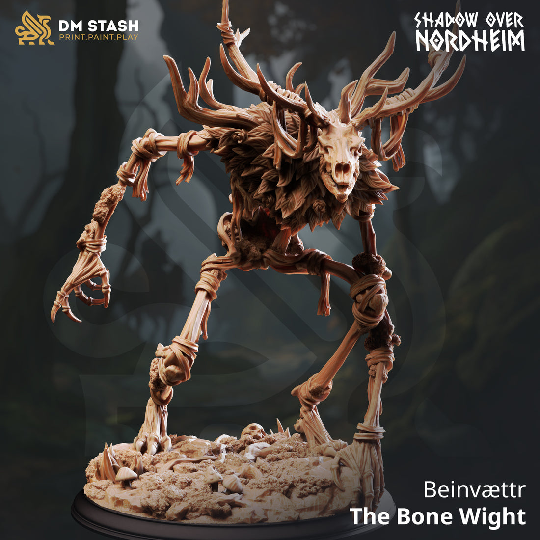 Shadows Over Nordheim by DM Stash 3D Printed Viking Nordic DnD Pathfinder Resin Miniatures