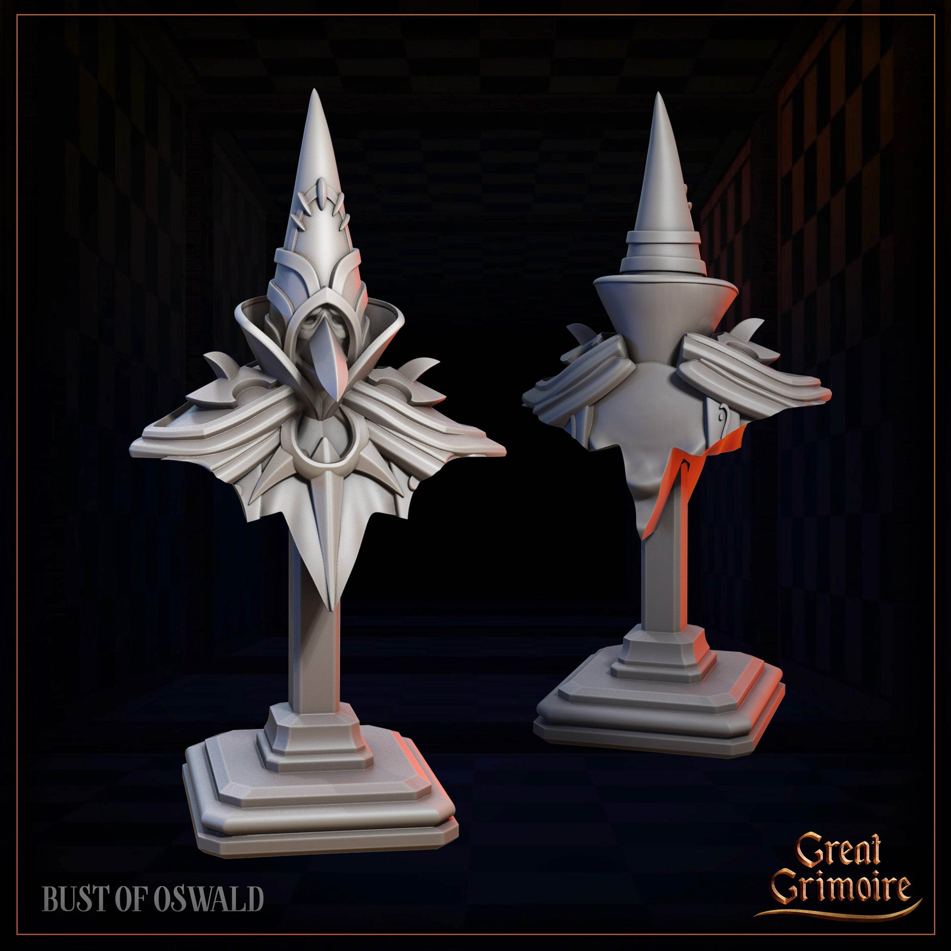 Celestial Gambit - Luminous Legion by Great Grimoire 3D Printed DnD Pathfinder Tabletop Resin Miniatures by Magical Mini Work