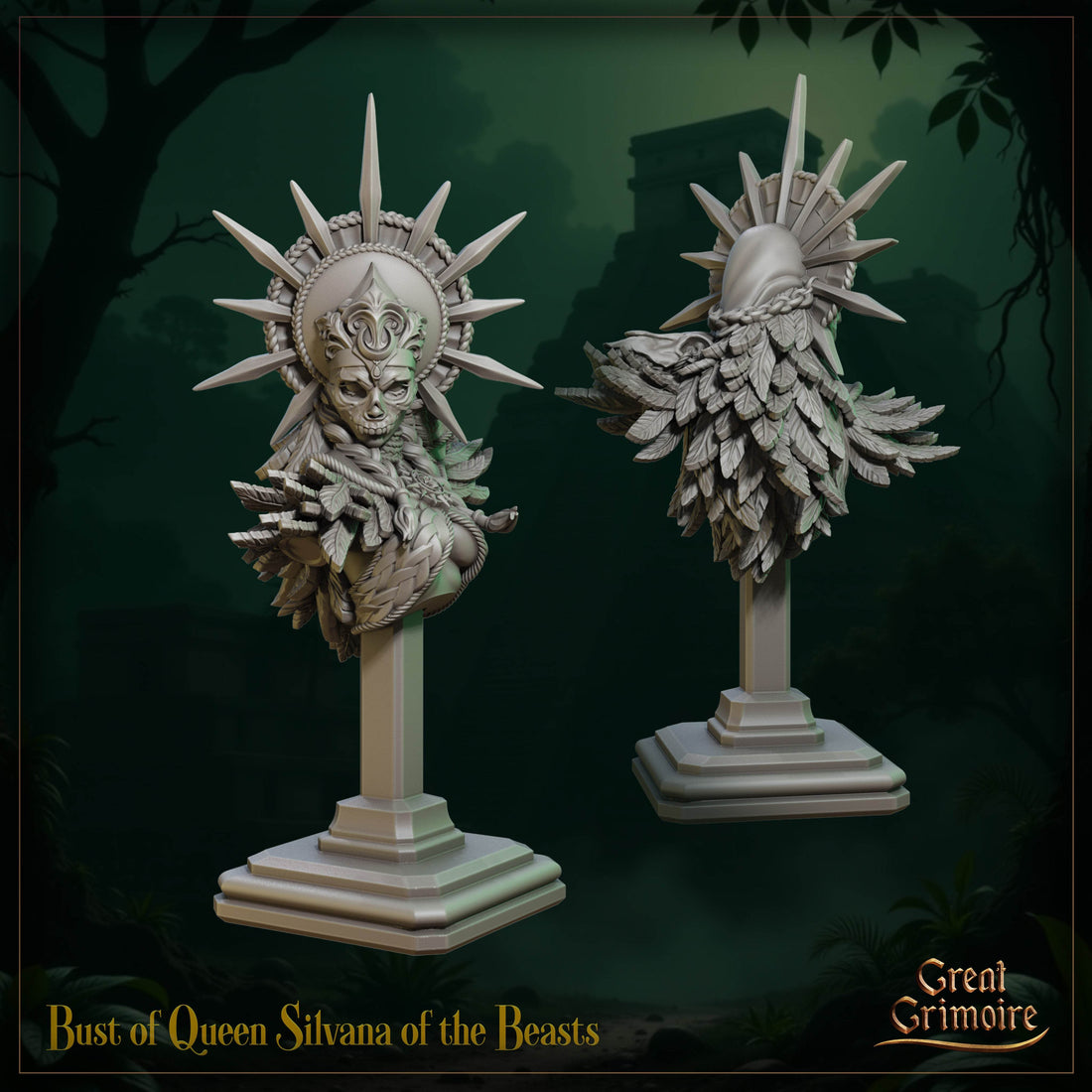 The Last Roar of the Beast by Great Grimoire 3D Printed Beastman DnD Pathfinder Tabletop Resin Miniatures by Magical Mini Wor