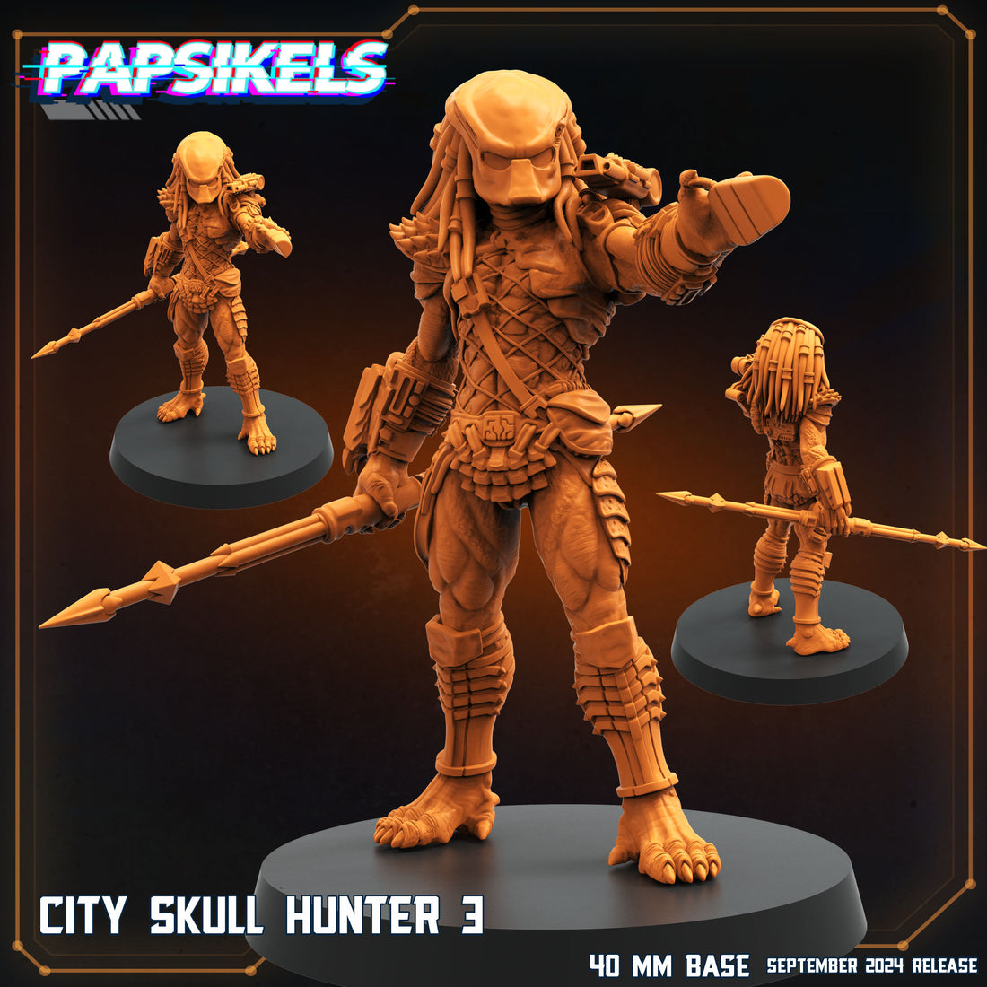 Aliens Vs Humans - Remus by Papsikels Miniatures 3D Printed Sci-Fi Warhammer Resin Miniatures