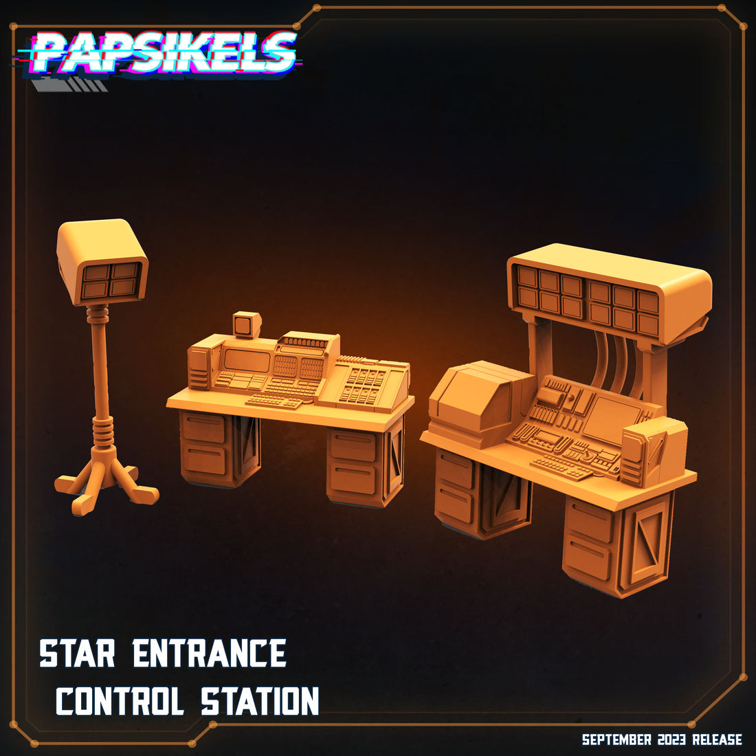 Aliens Vs Humans 6 by Papsikels Miniatures 3D Printed Sci-Fi Warhammer Resin Miniatures
