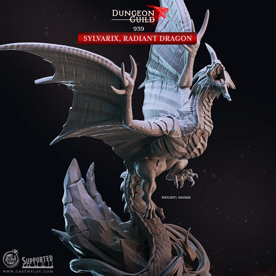 Dungeon Guild by Cast N Play 3D Printed DnD Pathfinder Tabletop Resin Miniatures