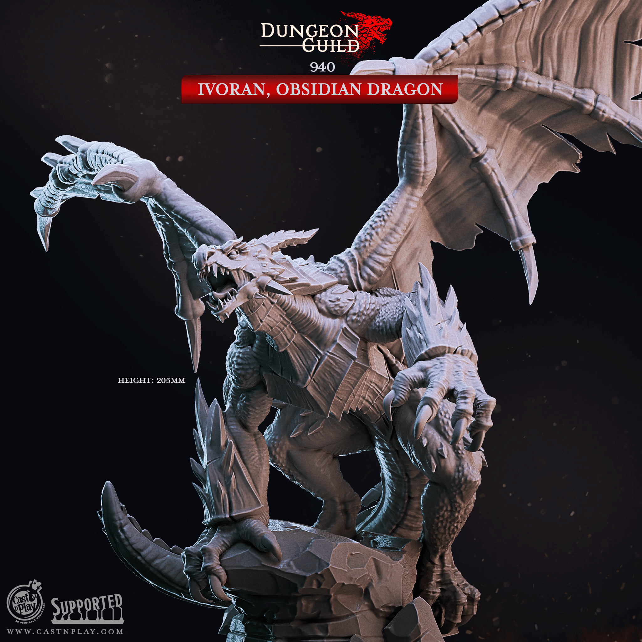 Dungeon Guild by Cast N Play 3D Printed DnD Pathfinder Tabletop Resin Miniatures by Magical Mini Workshop