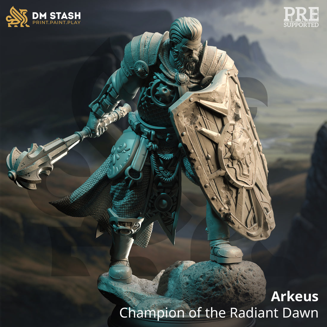 Of Elves & Men by DM Stash 3D Printed DnD Pathfinder Tabletop Resin Miniatures