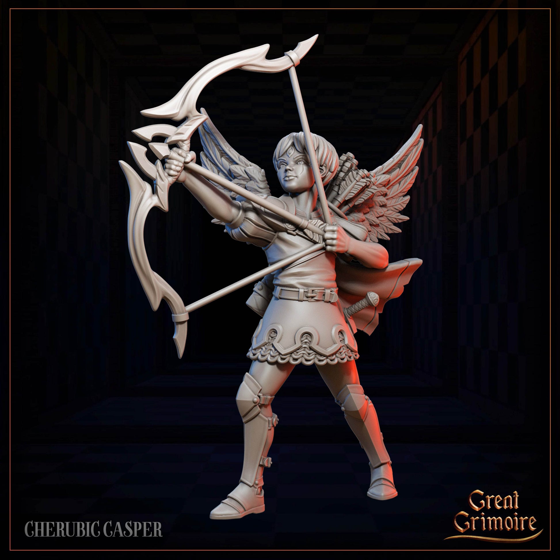 Celestial Gambit - Luminous Legion by Great Grimoire 3D Printed DnD Pathfinder Tabletop Resin Miniatures by Magical Mini Work