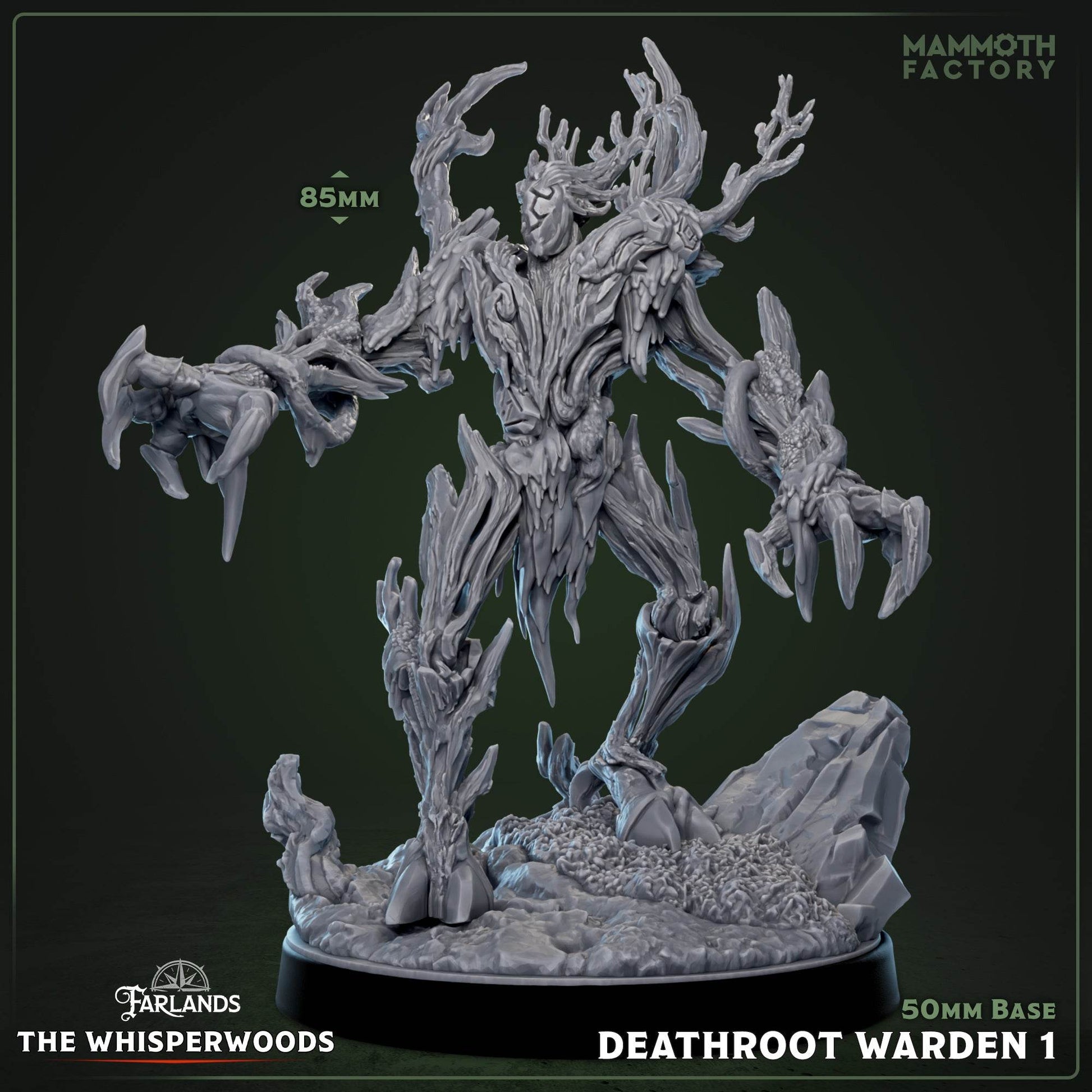 Whisperwood by Mammoth Factory 3D Printed DnD Pathfinder Tabletop Resin Miniatures by Magical Mini Workshop