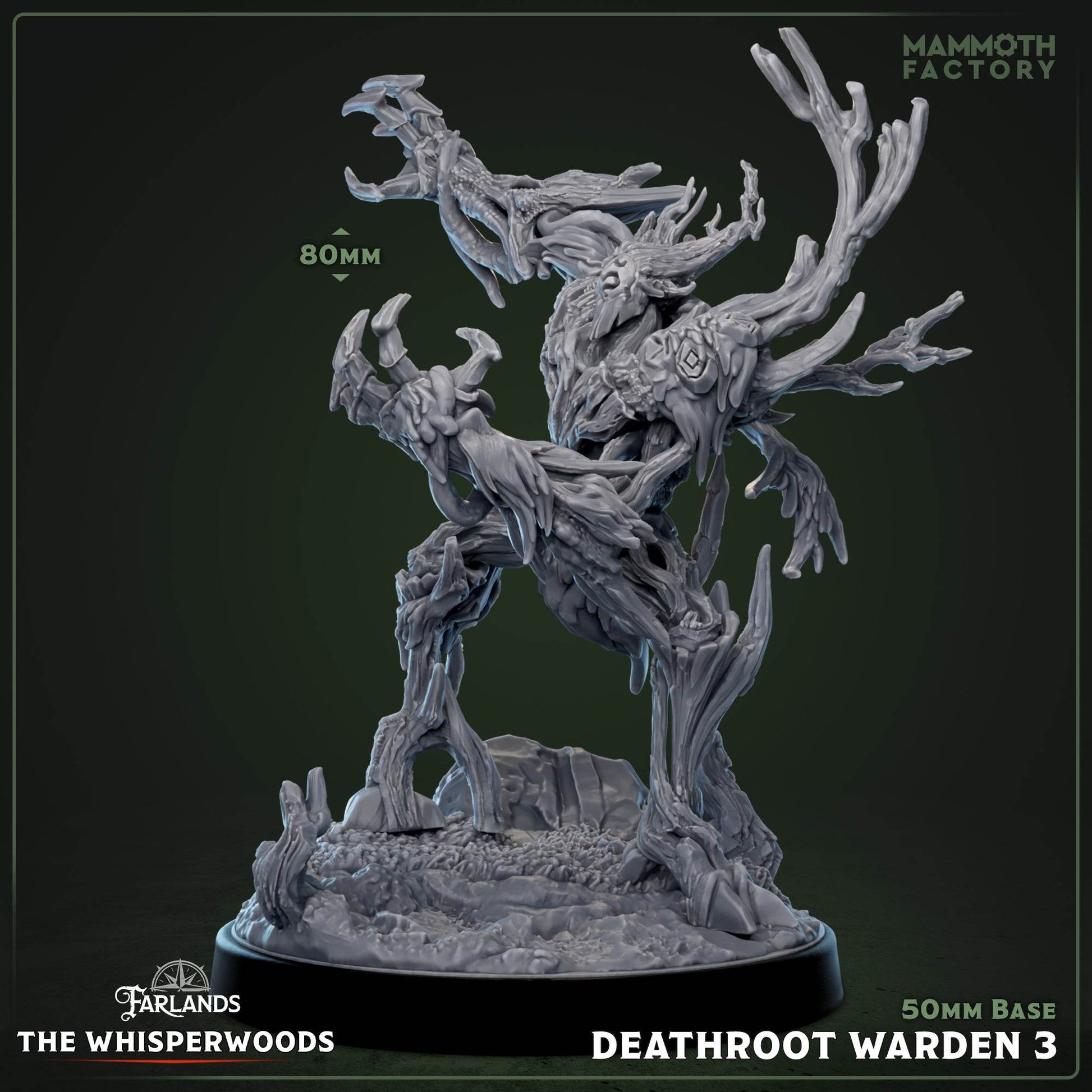 Whisperwood by Mammoth Factory 3D Printed DnD Pathfinder Tabletop Resin Miniatures by Magical Mini Workshop