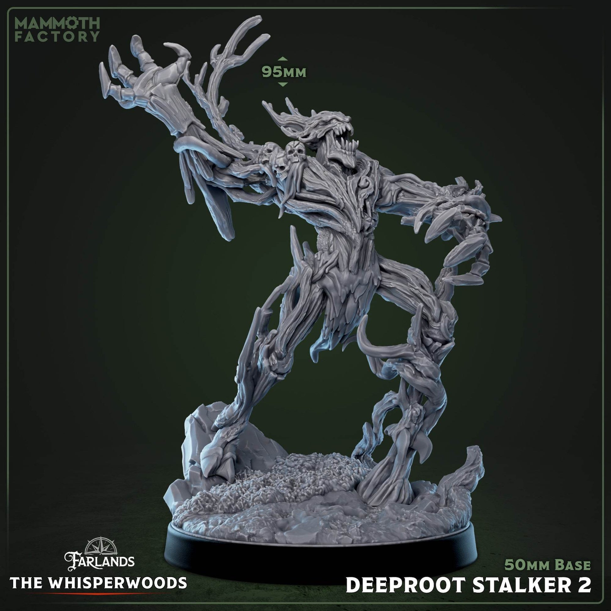 Whisperwood by Mammoth Factory 3D Printed DnD Pathfinder Tabletop Resin Miniatures by Magical Mini Workshop