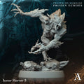 Fantasy dragon figurine on a dark background with 'Frostburn Horrors Frozen Echoes' text.Frostburn Horrors Archvillain Games resin miniature unpainted