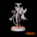Infernal Heroes - 3D Printed DnD Pathfinder Tiefling Resin Miniatures by Magical Mini Workshop