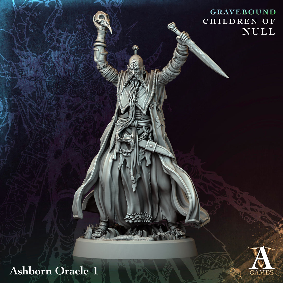 Gravebound - Children of Null by Archvillain Games 3D Printed DnD Pathfinder Tabletop Resin Miniatures