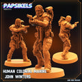 Aliens Vs Humans Vol 5 by Papsikels Miniatures 3D Printed Sci-Fi Warhammer Resin Miniatures by Magical Mini Workshop