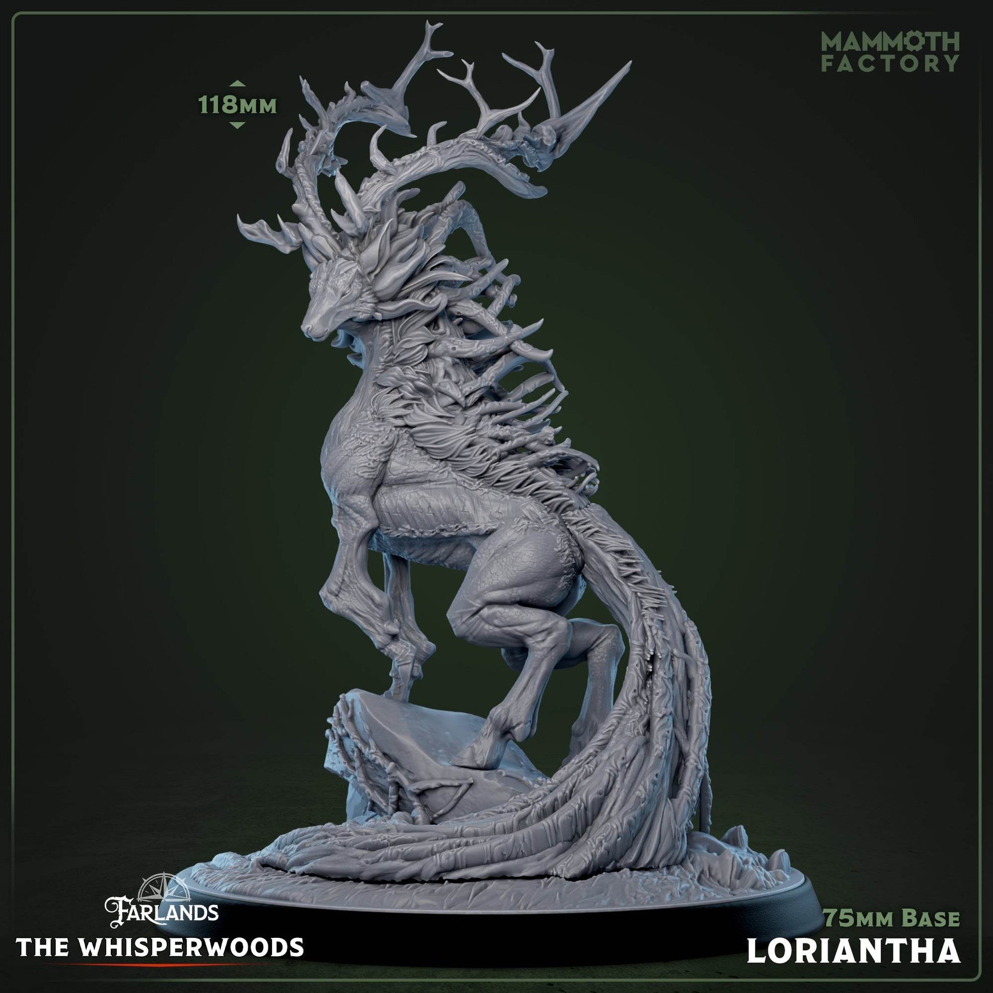 Whisperwood by Mammoth Factory 3D Printed DnD Pathfinder Tabletop Resin Miniatures by Magical Mini Workshop