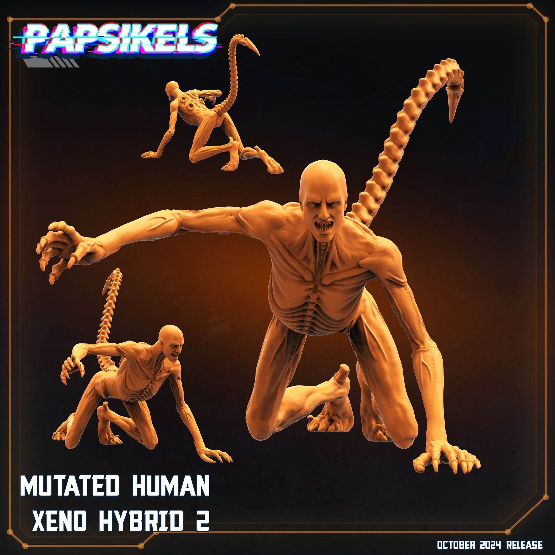 Aliens Vs Humans - Scavenger by Papsikels Miniatures 3D Printed Sci-Fi Warhammer Resin Miniatures by Magical Mini Workshop