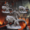 Magmaforged Dwarves by Artisan Guild 3D Printed DnD Pathfinder Minis by Magical Mini Workshop