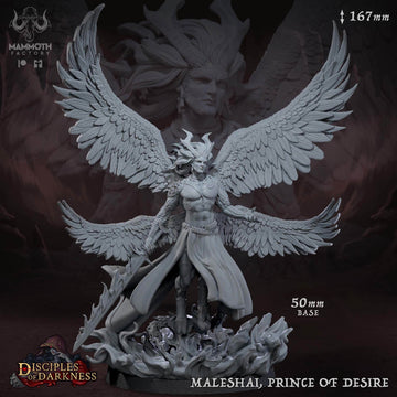 Disciples of Darkness by Mammoth Factory 3D Printed DnD Pathfinder Tabletop Resin Miniatures by Magical Mini Workshop
