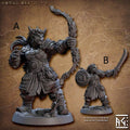 Nomad Orr'ugs by Artisan Guild 3D Printed DnD Pathfinder Minis by Magical Mini Workshop