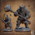 Nomad Orr'ugs by Artisan Guild 3D Printed DnD Pathfinder Minis by Magical Mini Workshop