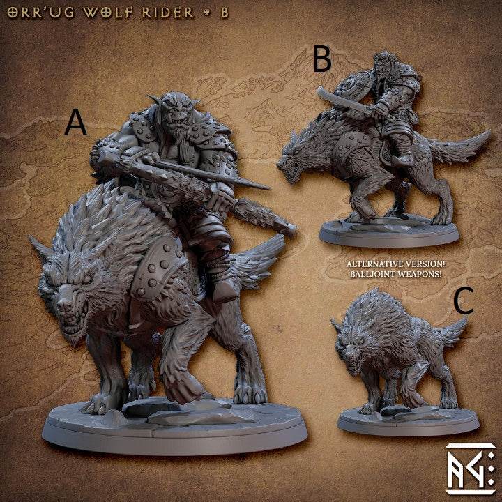 Nomad Orr'ugs by Artisan Guild 3D Printed DnD Pathfinder Minis by Magical Mini Workshop